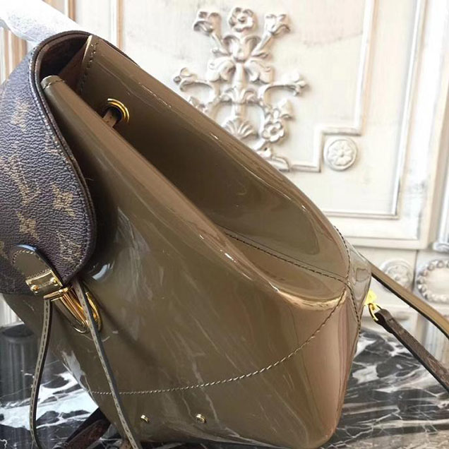 Рюкзак Louis Vuitton Hot Springs Backpack M54389 Monogram Vernis "Brown" фото № 7