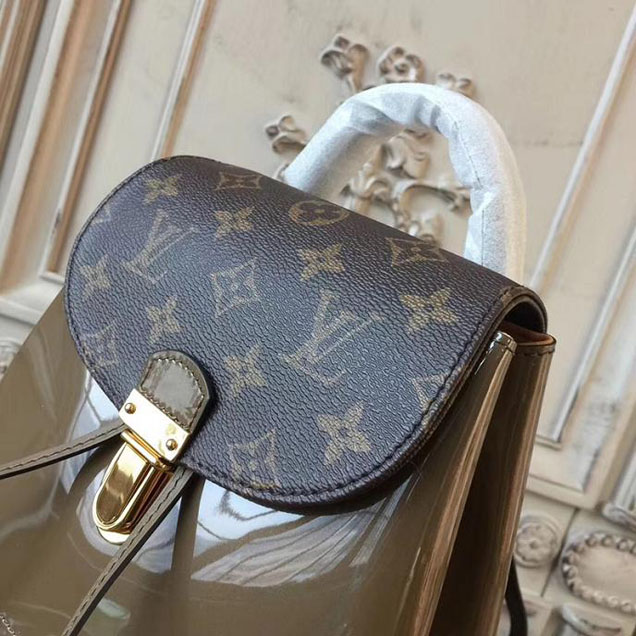 Рюкзак Louis Vuitton Hot Springs Backpack M54389 Monogram Vernis "Brown" фото № 6