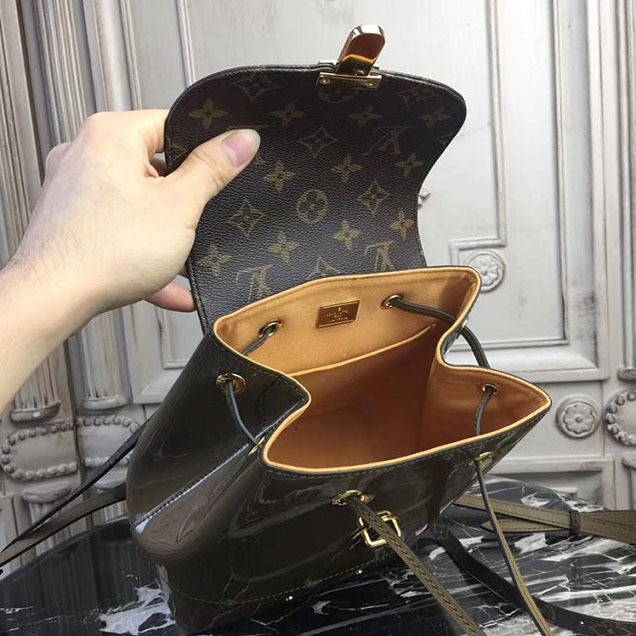 Рюкзак Louis Vuitton Hot Springs Backpack M54389 Monogram Vernis "Brown" фото № 10