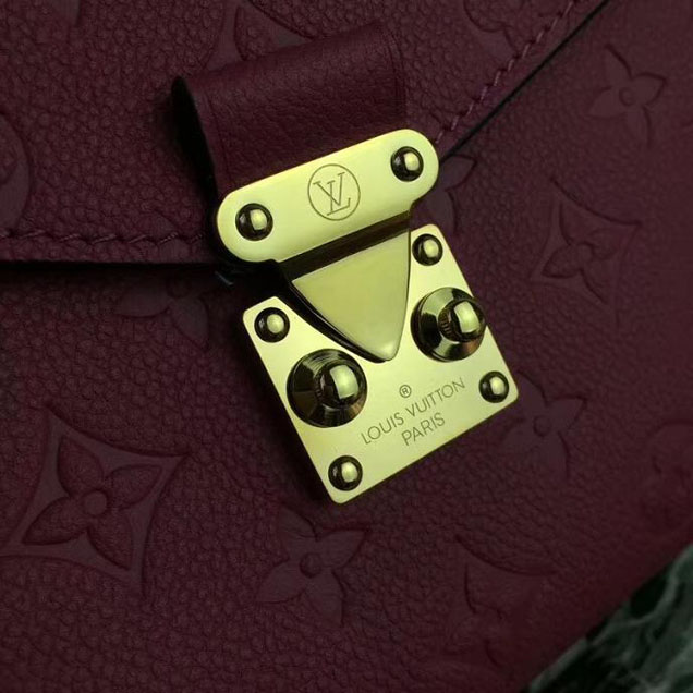 Сумка Louis Vuitton Pochette Metis M43737 Monogram Empreinte Leather "Pink" фото № 5