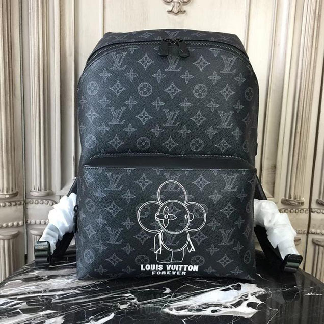 Рюкзак Louis Vuitton Monogram Eclipse Canvas Apollo Backpack M43675 "Black" фото № 2