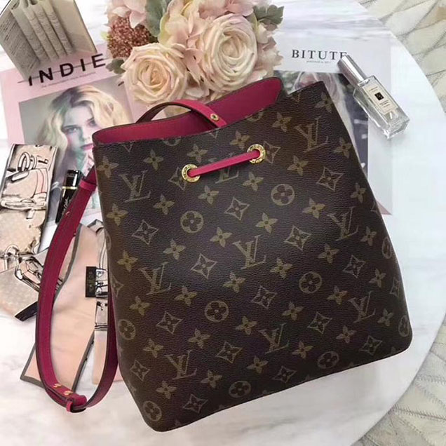 Сумка Louis Vuitton Monogram Canvas NeoNoe M43570 "Brown" фото № 3
