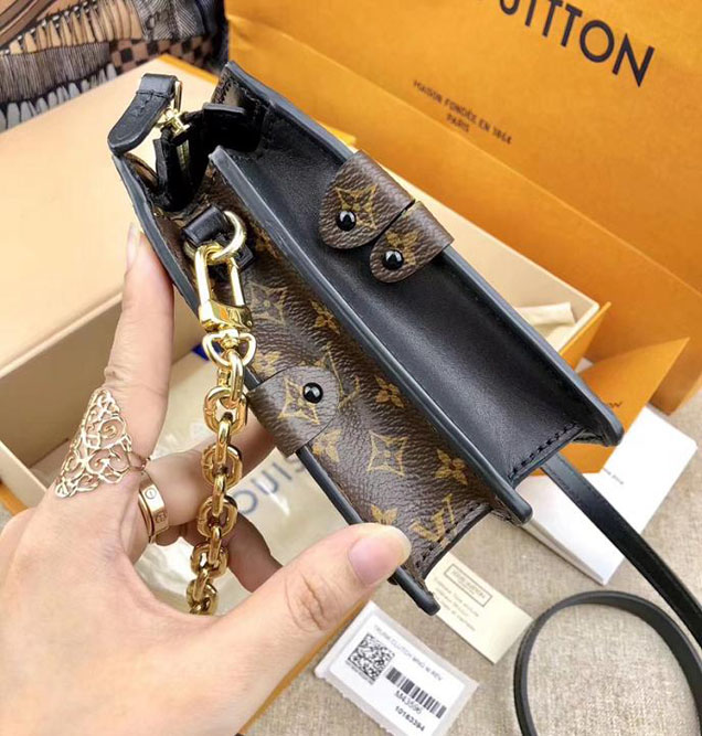 Сумка Louis Vuitton Monogram Canvas Trunk Clutch M43596 "Brown" фото № 6