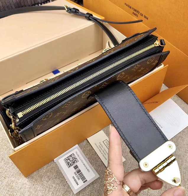 Сумка Louis Vuitton Monogram Canvas Trunk Clutch M43596 "Brown" фото № 9