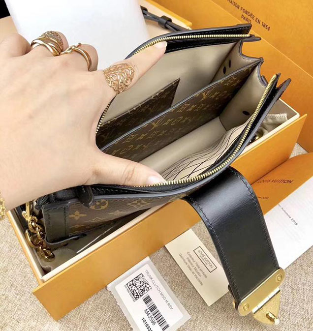 Сумка Louis Vuitton Monogram Canvas Trunk Clutch M43596 "Brown" фото № 10