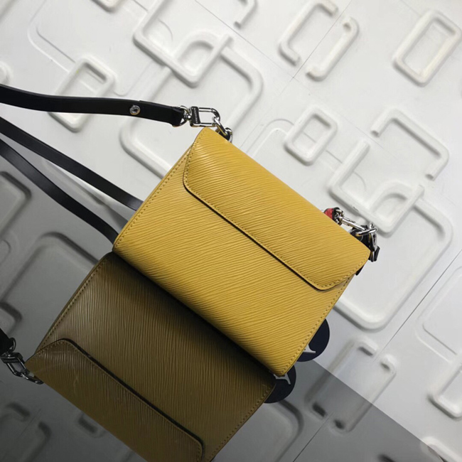Сумка Louis Vuitton M52507 Twist PM Epi Leather Vert Acide "Yellow" фото № 4