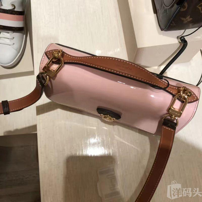 Сумка Louis Vuitton M51952 Cherrywood BB Monogram Vernis Rose Ballerine "Pink" фото № 8