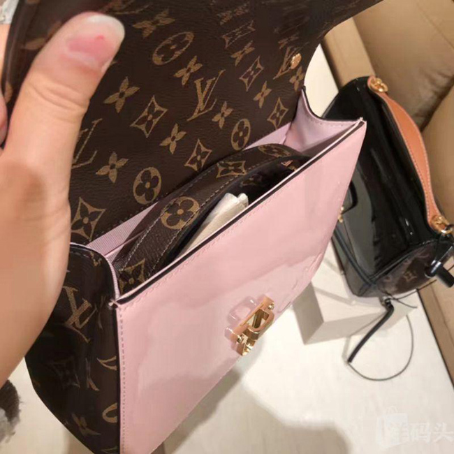 Сумка Louis Vuitton M51952 Cherrywood BB Monogram Vernis Rose Ballerine "Pink" фото № 9