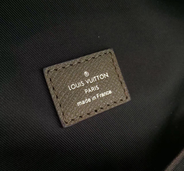 Рюкзак Louis Vuitton Anton Backpack M34407 Steppe Taiga Leather "Green" фото № 9