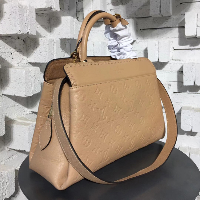 Сумка Louis Vuitton M44246 Vosges MM Monogram Empreinte Leather Papyrus "Beige" фото № 4