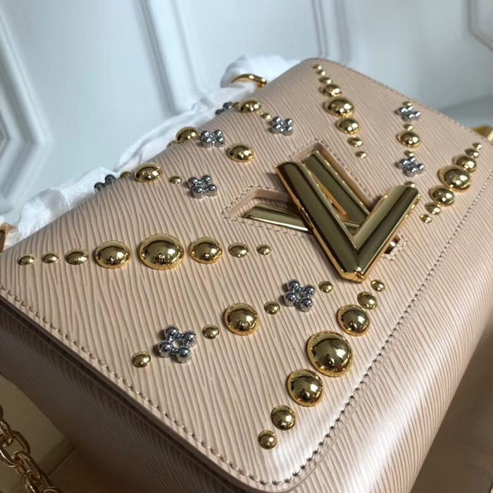 Сумка Louis Vuitton Twist MM M52730 Epi Leather Galet "Beige" фото № 5