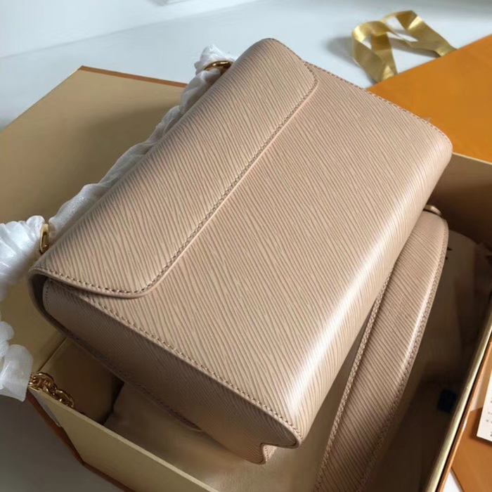 Сумка Louis Vuitton Twist MM M52730 Epi Leather Galet "Beige" фото № 3