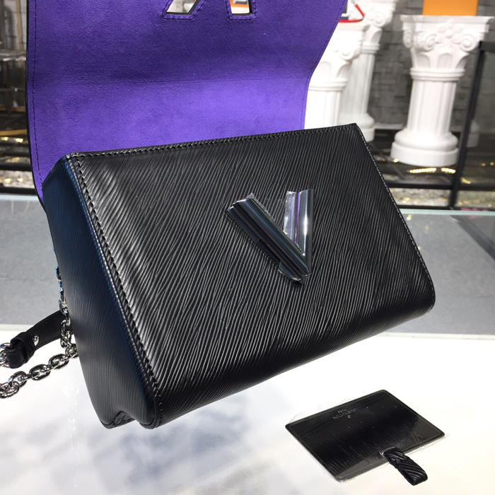 Сумка Louis Vuitton Twist MM M52699 Epi Leather "Black" фото № 8