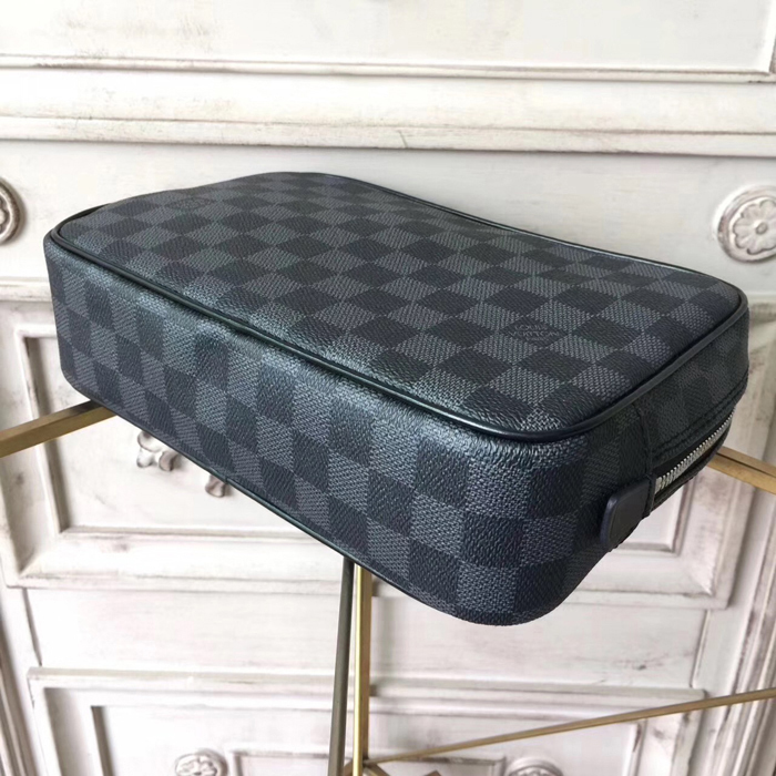 Косметичка Louis Vuitton Toilet Pouch GM N47521 Damier Graphite Canvas "Graphite" фото № 5