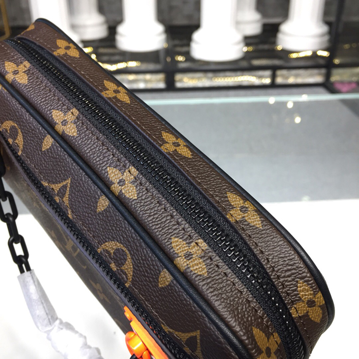 Сумка Louis Vuitton Pochette Volga M44458 Monogram Coated Canvas "Brown" фото № 7