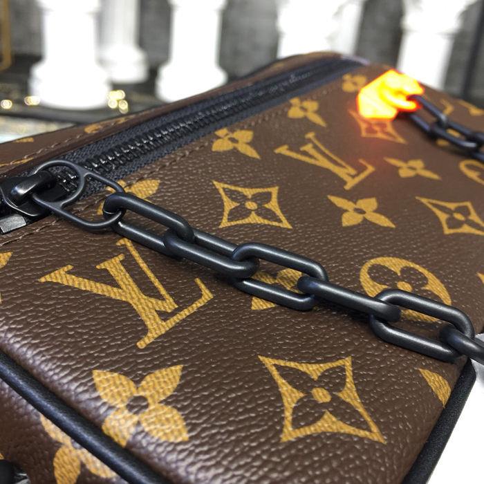 Сумка Louis Vuitton Pochette Volga M44458 Monogram Coated Canvas "Brown" фото № 6