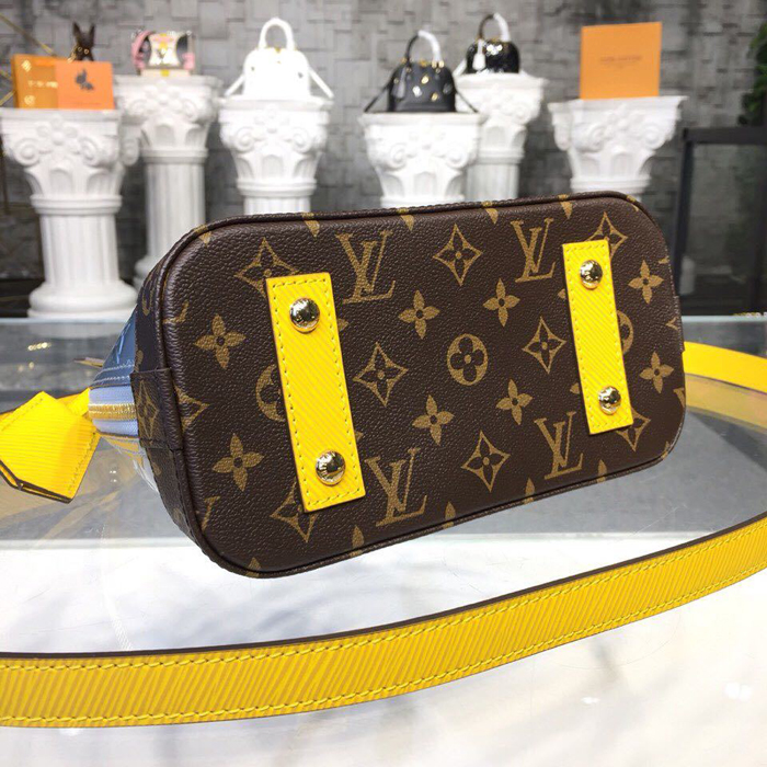 Сумка Louis Vuitton Alma BB M44389 Monogram Vernis Bitume Metallise Metallic фото № 5