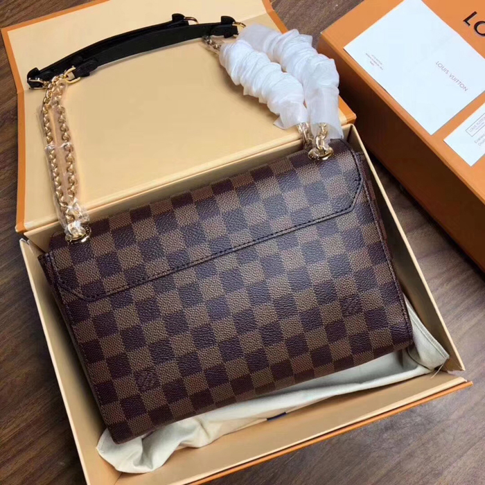 Сумка Louis Vuitton Vavin PM N40109 Damier Ebene Canvas Bordeaux Red "Brown" фото № 3