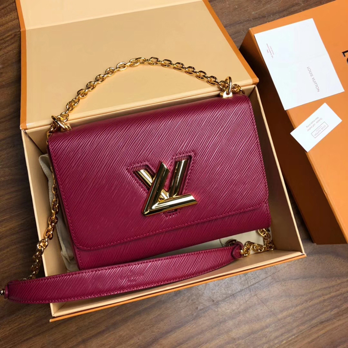 Сумка Louis Vuitton Twist MM M52871 Epi Leather Fuchsia "Pink" фото № 2