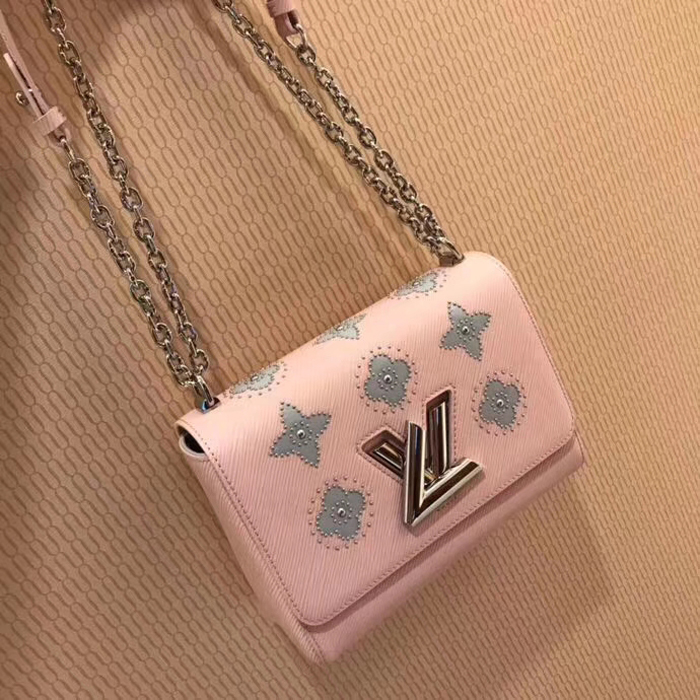 Сумка Louis Vuitton Twist MM M52131 Epi Leather Ballet Rose Ballerine "Pink" фото № 3