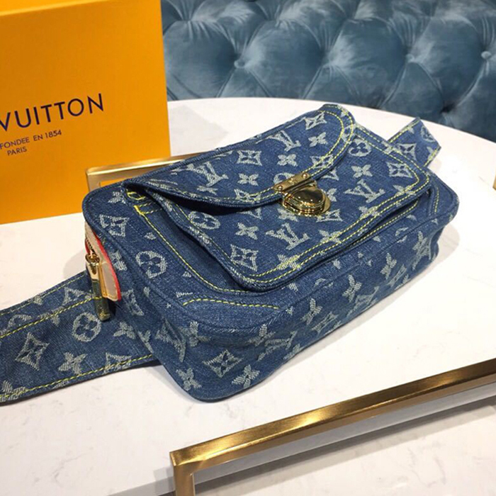 Сумка Louis Vuitton Bumbag M95347 Monogram "Denim Blue" фото № 6