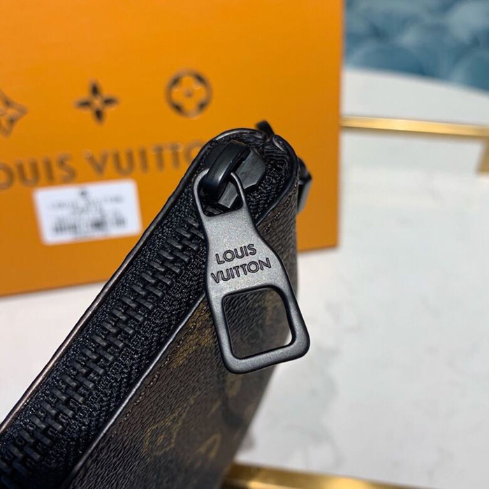 Клатч Louis Vuitton Zipped Pouch MM M67814 Monogram Canvas "Brown" фото № 7