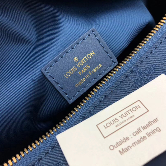 Сумка Louis Vuitton Soft Trunk M44723 Monogram Denim "Navy Blue" фото № 10