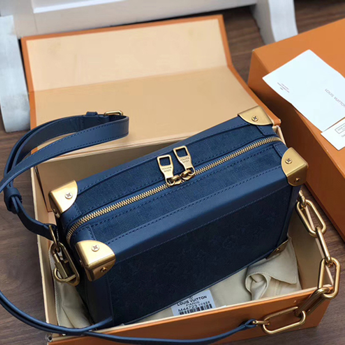 Сумка Louis Vuitton Soft Trunk M44723 Monogram Denim "Navy Blue" фото № 4