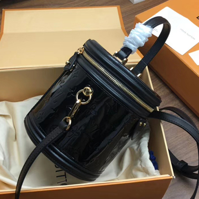 Сумка Louis Vuitton Cannes M53997 Monogram Vernis "Black" фото № 3