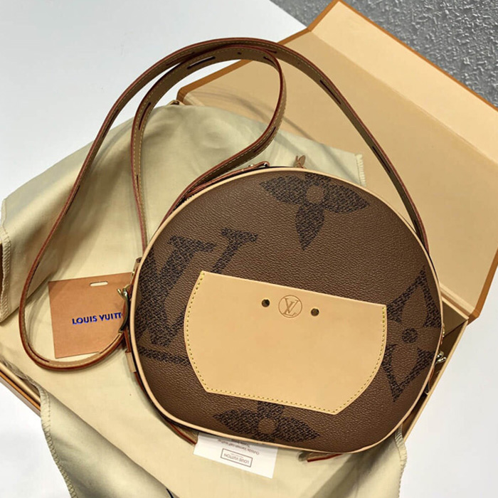 Сумка Louis Vuitton Boite Chapeau Souple M44604 Monogram Coated Canvas "Brown" фото № 3