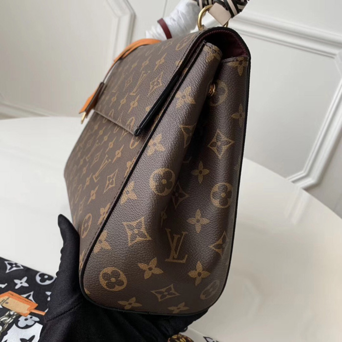Сумка Louis Vuitton Cluny MM M44669 Monogram Canvas "Brown" фото № 4