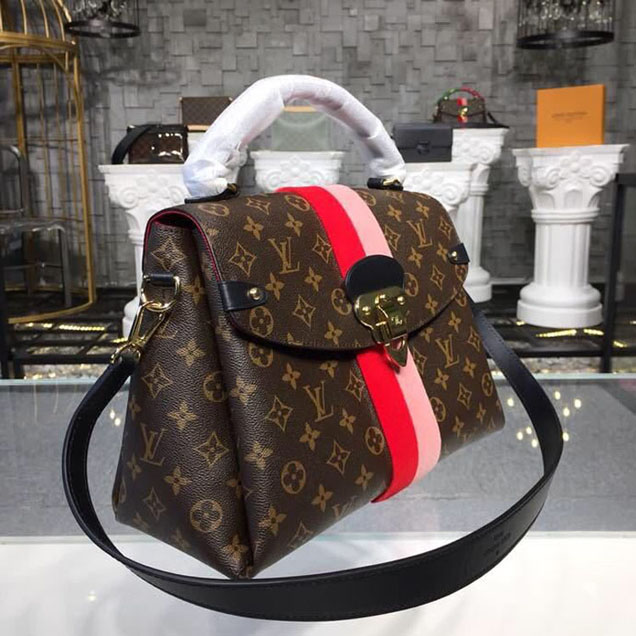 Сумка Louis Vuitton Georges MM Bag Monogram Canvas Fall Winter 2018 Collection M43778 Coquelicot Peche "Brown" фото № 2