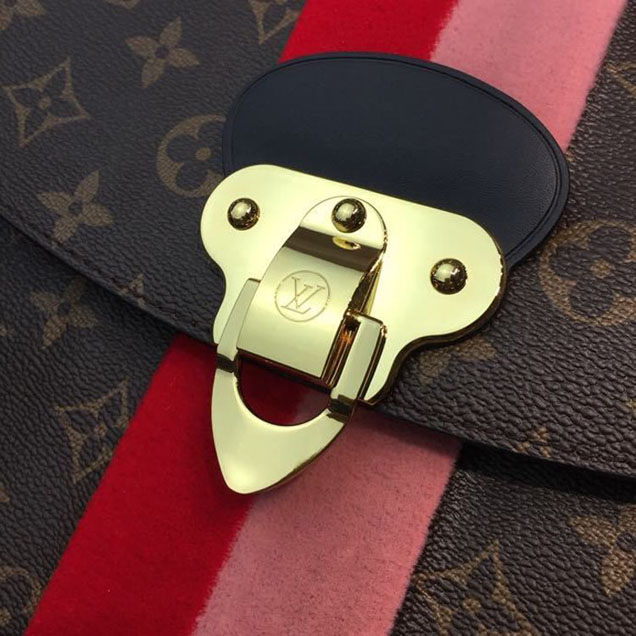 Сумка Louis Vuitton Georges MM Bag Monogram Canvas Fall Winter 2018 Collection M43778 Coquelicot Peche "Brown" фото № 5