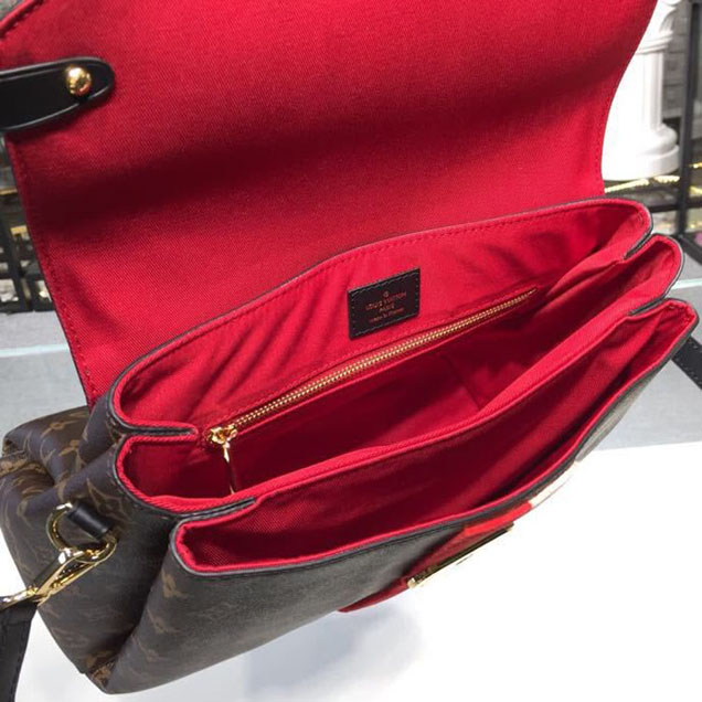 Сумка Louis Vuitton Georges MM Bag Monogram Canvas Fall Winter 2018 Collection M43778 Coquelicot Peche "Brown" фото № 9