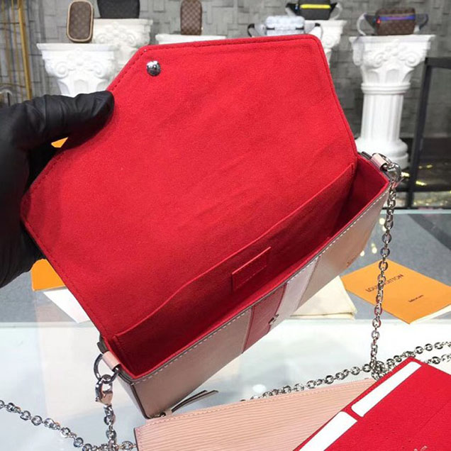 Клатч Louis Vuitton Pochette Felicie Chain Pouch M62982 Epi leather 2018 "Pink" фото № 9