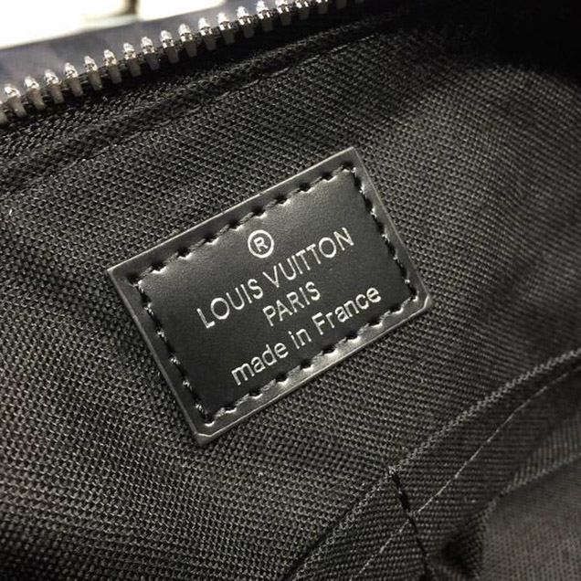 Портфель Louis Vuitton Porte-Documents Jour PM Bag 38cm Damier Graphite Canvas Fall Winter 2018 Collection N42242 Black "Graphite" фото № 9