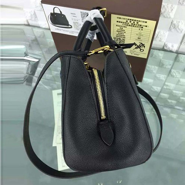 Сумка Louis Vuitton M41053 Montaigne BB Tote Bag Monogram Empreinte Leather "Black" фото № 4