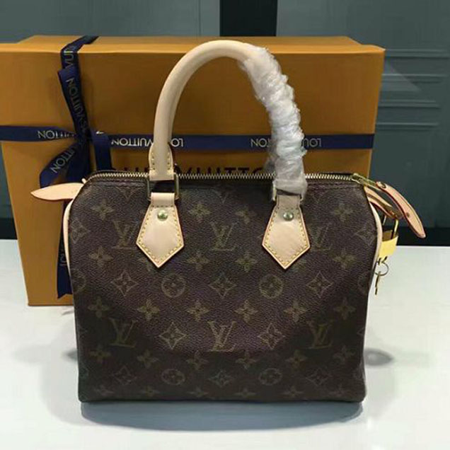 Сумка Louis Vuitton M41109 Speedy 25 Tote Bag Monogram Canvas "Brown" фото № 2