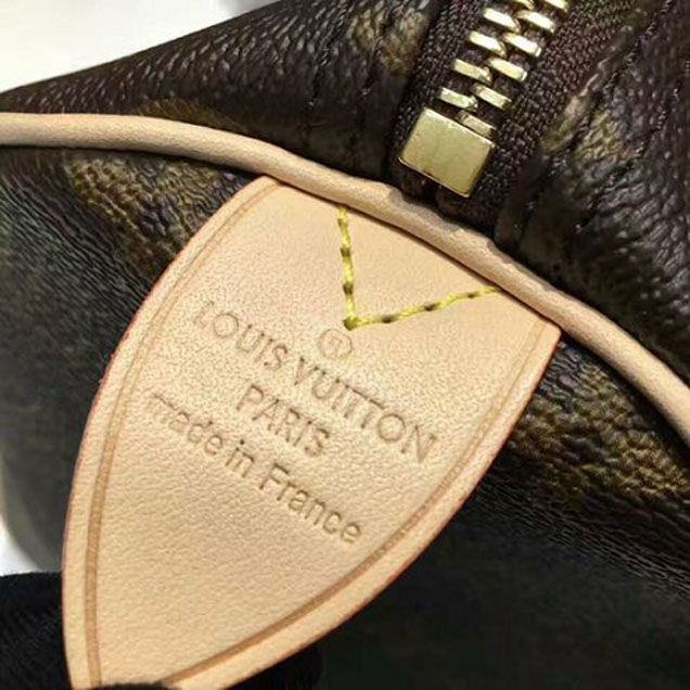 Сумка Louis Vuitton M41109 Speedy 25 Tote Bag Monogram Canvas "Brown" фото № 6