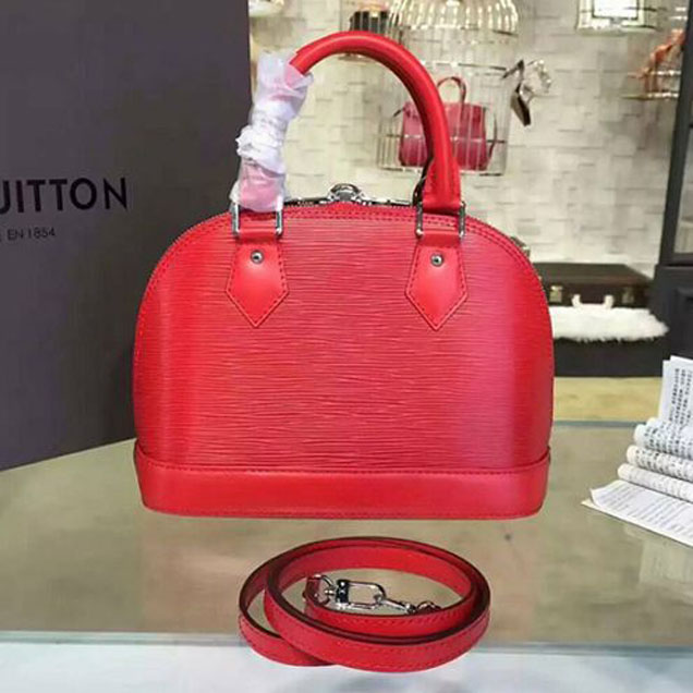 Сумка Louis Vuitton M41160 Alma BB Tote Bag Epi Leather "Red" фото № 4