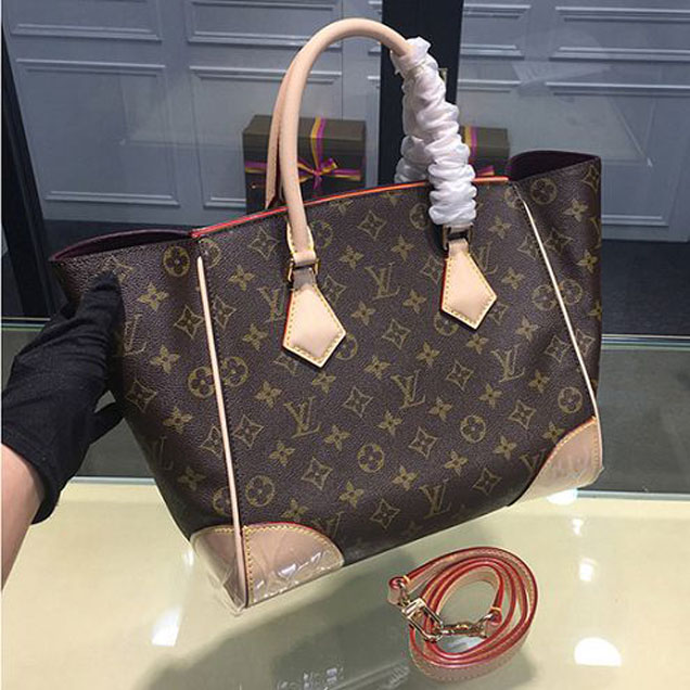 Сумка Louis Vuitton M41540 Phenix MM Tote Bag Monogram Canvas "Brown" фото № 3