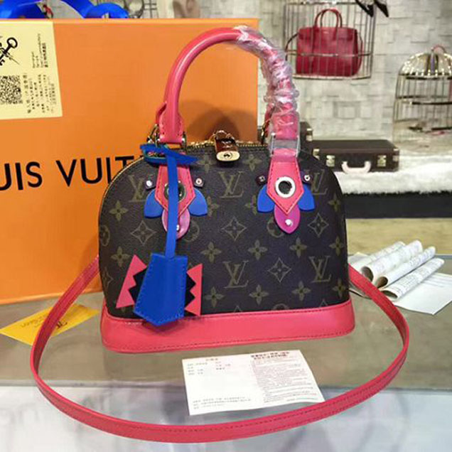 Сумка Louis Vuitton M41659 Alma BB Totem Tote Bag Monogram Canvas "Brown" фото № 2