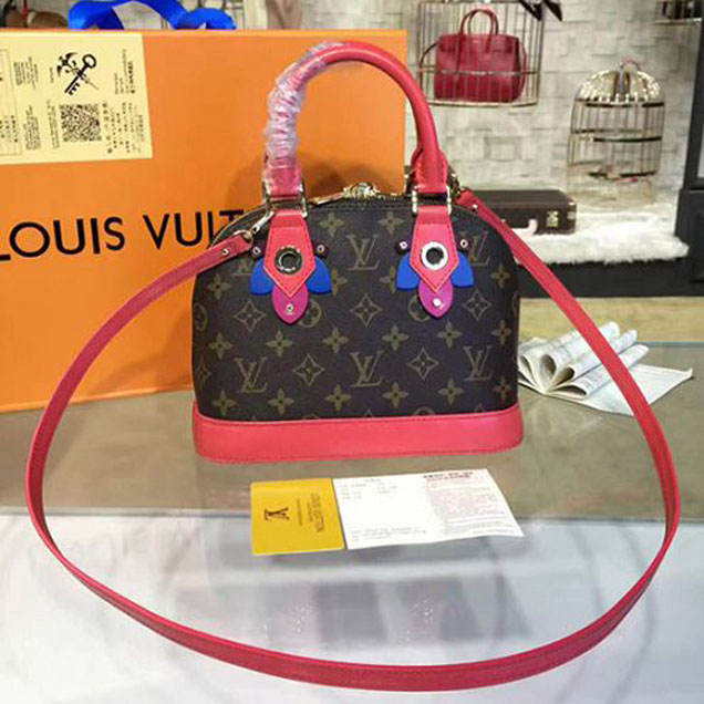 Сумка Louis Vuitton M41659 Alma BB Totem Tote Bag Monogram Canvas "Brown" фото № 4