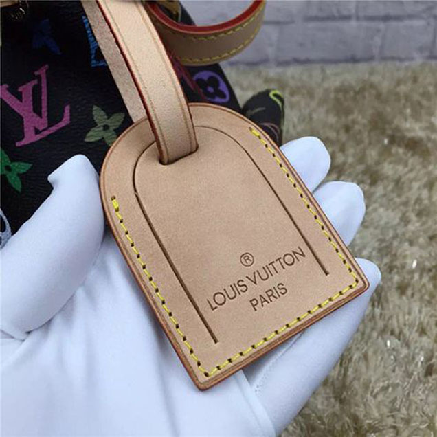 Сумка Louis Vuitton M42230 Petit Noe Shoulder Bag Monogram Multicolore Canvas "Black" фото № 7