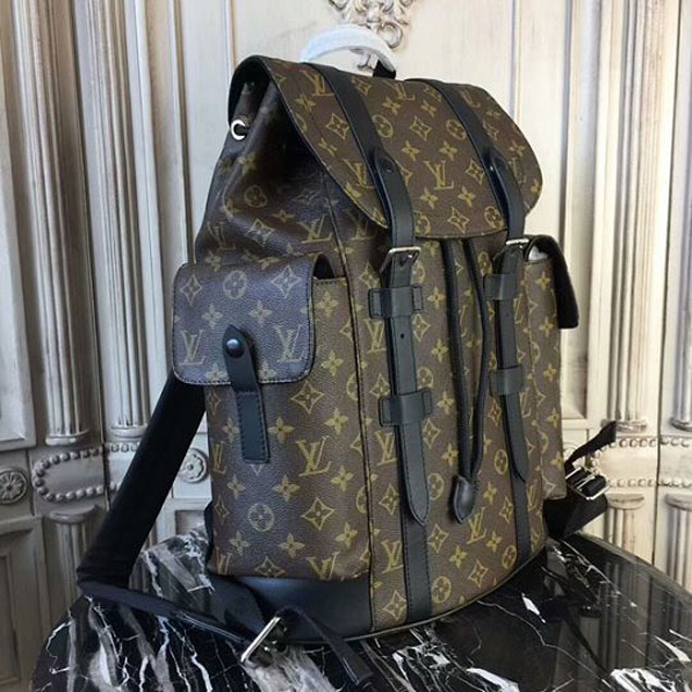 Рюкзак Louis Vuitton M43735 Christopher PM Backpack Monogram Canvas "Brown" фото № 3