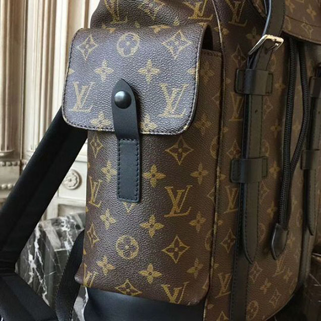 Рюкзак Louis Vuitton M43735 Christopher PM Backpack Monogram Canvas "Brown" фото № 7