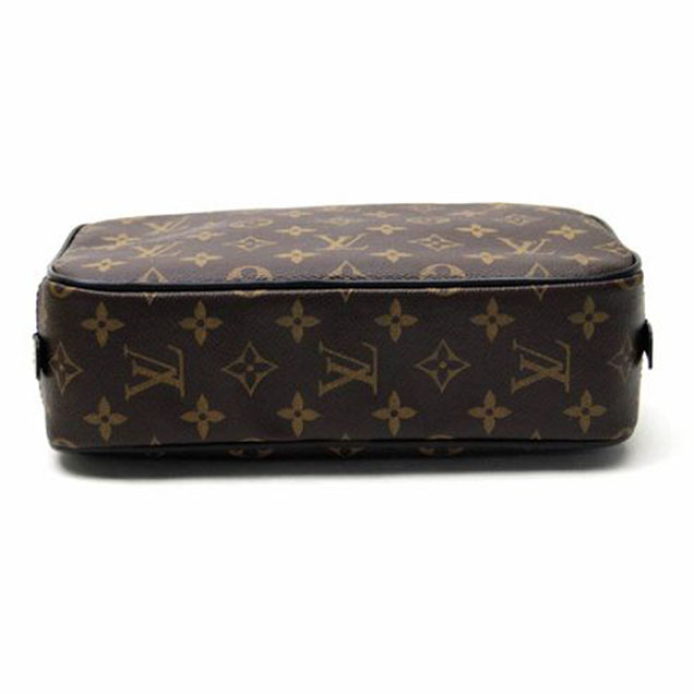 Косметичка Louis Vuitton M47506 Toilet Pouch GM Monogram Macassar Canvas "Brown" фото № 4