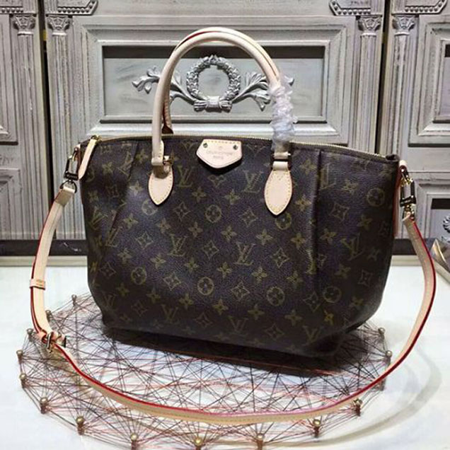 Сумка Louis Vuitton M48814 Turenne MM Tote Bag Monogram Canvas "Brown" фото № 3