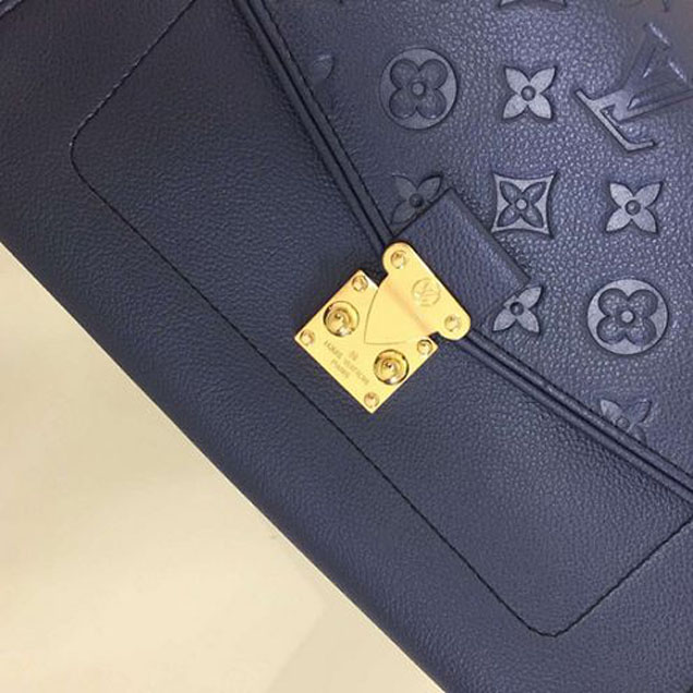 Сумка Louis Vuitton M48948 Saint-Germain PM Shoulder Bag Monogram Empreinte Leather "Navy Blue" фото № 6