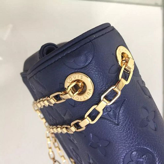 Сумка Louis Vuitton M48948 Saint-Germain PM Shoulder Bag Monogram Empreinte Leather "Navy Blue" фото № 7